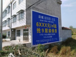 师宗墙体广告质量分析