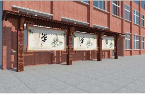 师宗学校宣传栏文化墙的作用性